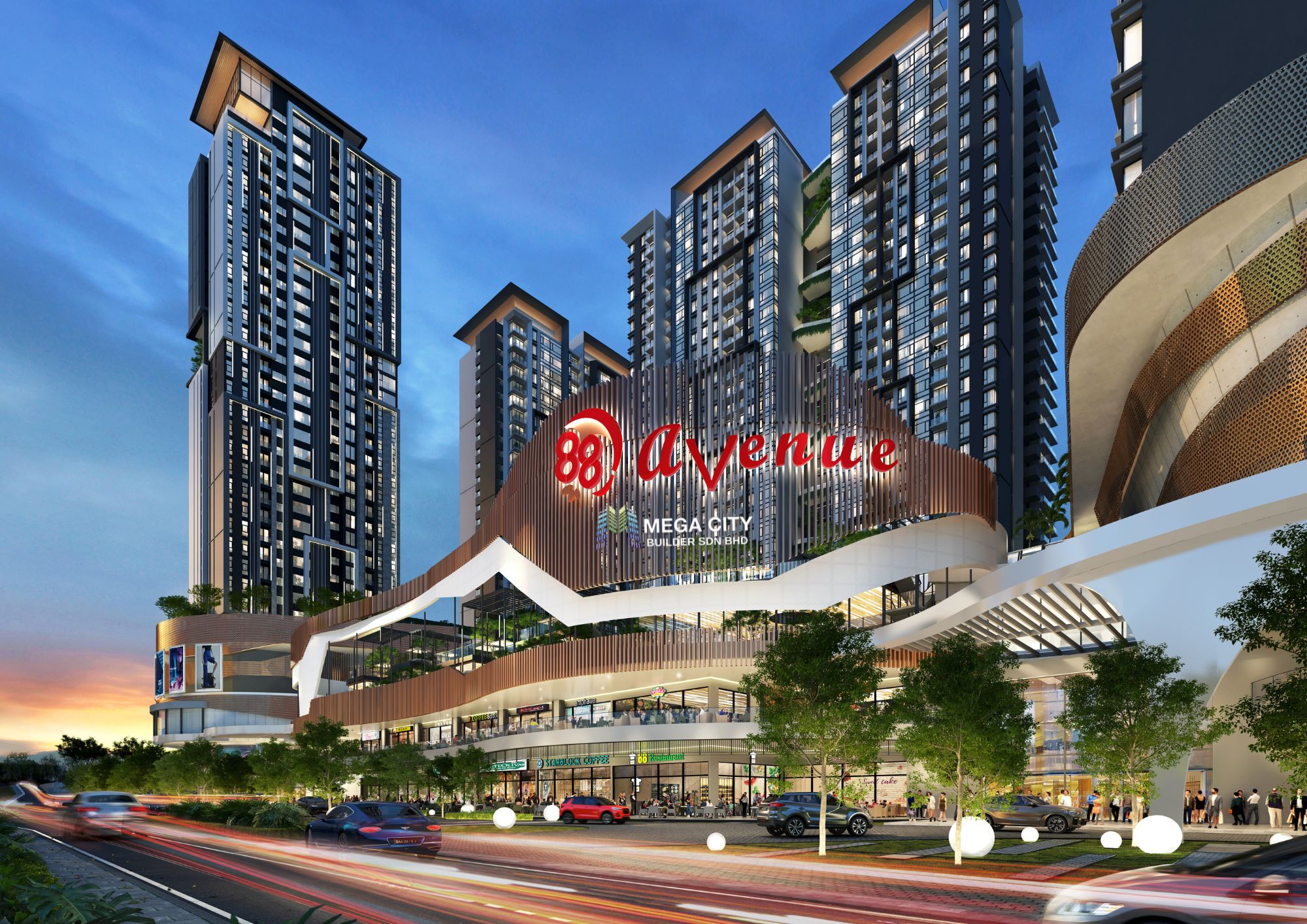 88 Avenue Facade